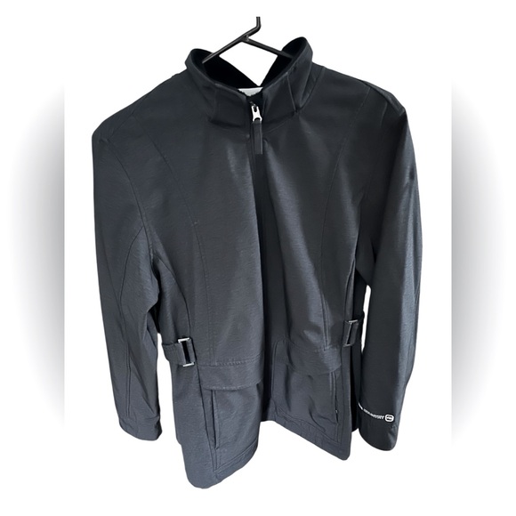 Free Country softshell jacket with detachable hood in gray size extra large - Picture 1 of 9